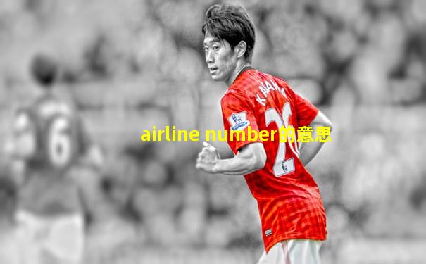 airline number的意思